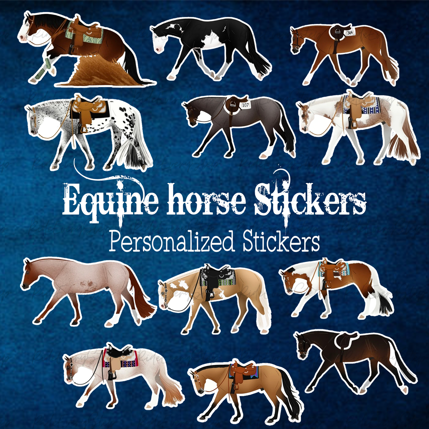 Horse Riding Discipline Sticker