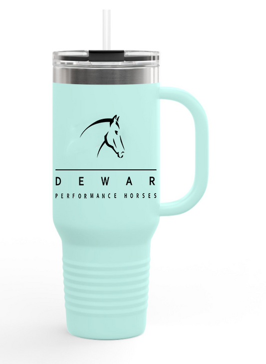 Dewar Performance Horses 40 oz. Insulated Tumbler Stylish Matte Colors