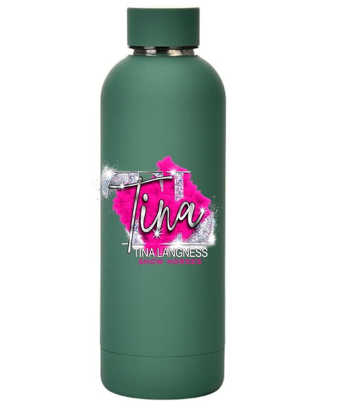 Tina Langness Show Horses 17 oz. Water bottle